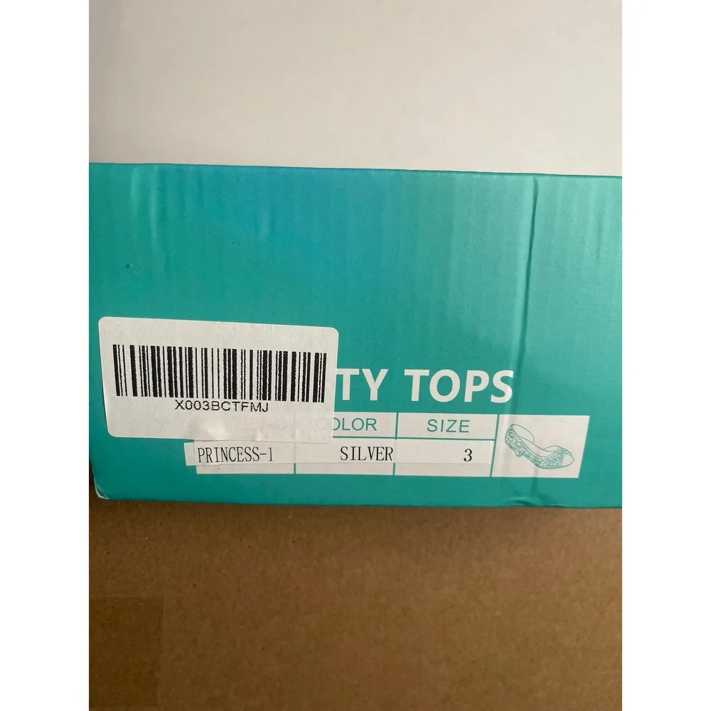 FIFTY TOPS sparkling silver